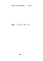 Konspekts 'Dzīvokļu likumdošana', 1.