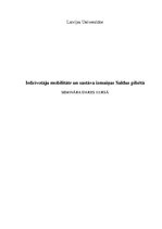 Referāts 'Iedzīvotāju mobilitāte un sastāva izmaiņas Saldus pilsētā', 1.