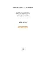 Eseja 'Ludvigs Vitgenšteins “Filosofiskie pētījumi”', 1.