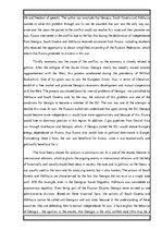 Eseja 'Analysis of the Russo-Georgian War', 3.