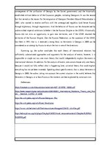 Eseja 'Analysis of the Russo-Georgian War', 4.