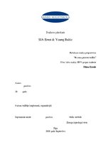 Prakses atskaite 'Prakses pārskats SIA "Ernst & Young Baltic"', 1.