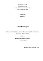 Konspekts 'Ētiska izvēle biznesā: ētisku lēmumu pieņemšana, ētiskas dilemmas organizācijā', 1.