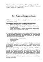 Konspekts 'Karls Gustavs Jungs', 4.