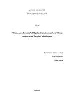 Referāts 'Filmas "Anna Kareņina" 2012.gada ekranizējuma un Ļeva Tolstoja romāna "Anna Kare', 1.