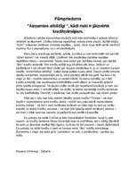 Eseja 'Pārspriedums par aizņemšanos atbildīgi', 1.