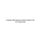 Referāts 'Attiecības Rietumbalkānu reģionā pirms un pēc NATO pārklājuma', 1.