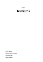 Referāts 'Kubisms', 1.