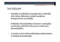 Referāts 'Divas Latvijas informācijas telpas; vienādu notikumu interpretācija latviski un ', 42.