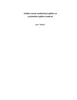 Eseja 'Estētikas nozīme akadēmiskās izglītības un profesionālās izglītības kontekstā', 1.