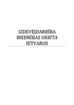 Referāts 'Izdevējdarbība biedrības "Orbīta" ietvaros', 1.