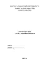 Referāts 'Torsteina Veblena izglītības socioloģija', 1.