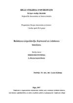 Konspekts 'Ražošanas organizācija. Ieņēmumi un ražošanas izmaksas', 1.