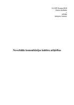 Referāts 'Neverbālās komunikācijas kultūru atšķirības', 1.