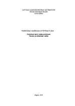 Referāts 'Viesmīlības uzņēmuma attīstības plāns', 1.