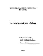 Prakses atskaite 'Aprūpes plāns kardioloģijā', 1.