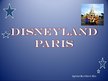 Prezentācija 'Trip to Disneyland', 1.