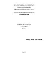 Konspekts 'Individuālais darbs', 1.