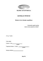 Diplomdarbs 'Efektīva brīvo līdzekļu ieguldīšana', 1.