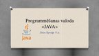 Prezentācija 'Programmēšanas valoda "Java"', 1.