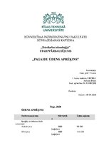 Konspekts 'Būvdarbu tehnoloģija. Pagaidu ūdens aprēķins', 1.