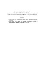 Eseja 'Multikulturālisma un identitātes politikas kritika, alternatīvie modeļi', 1.