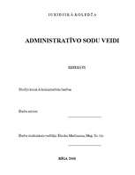 Referāts 'Administratīvo sodu veidi', 1.