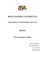 Konspekts 'Ūdens transports', 1.