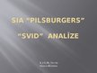 Prezentācija 'SVID analīze par uzņēmumu "Pilsburgers"', 1.