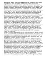 Eseja 'Organizational Behavior', 1.