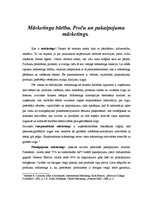 Konspekts 'Mārketinga būtība. Preču un pakalpojumu mārketings', 1.