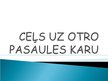Prezentācija 'Ceļš uz Otro pasaules karu', 1.