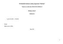 Prakses atskaite 'Skolotāja prakses pārskats', 2.