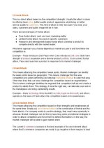 Konspekts 'Market strategies', 1.