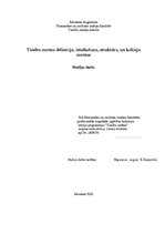 Referāts 'Tiesību normu definīcija, iztulkošana, struktūra, un kolīziju normas', 1.