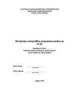 Diplomdarbs 'Brīvpieejas rastrgrafikas programmu analīze un izvēle', 1.