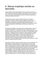 Eseja 'Romas impērijas noriets un domināts', 1.