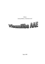 Konspekts 'Viesmīlība Apvienotajos Arābu Emirātos', 1.