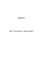 Konspekts 'Hanss Georgs Gadamers "Skaistā aktualitāte"', 1.