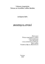 Referāts 'Hosteļi Latvijā', 1.