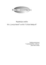 Referāts 'Reputācijas analīze SIA "Latvija Statoil" un SIA "LUKoil Baltija R"', 1.