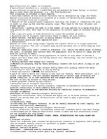 Konspekts 'Agriculture and Its Impact on Ecosystem', 1.