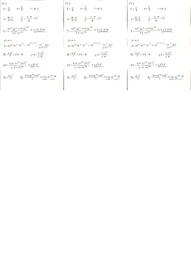 Konspekts 'Fizikas uzdevumu risinājumu apkopojums. Lādētu daļiņu kustība elektrostatiskajā ', 7.