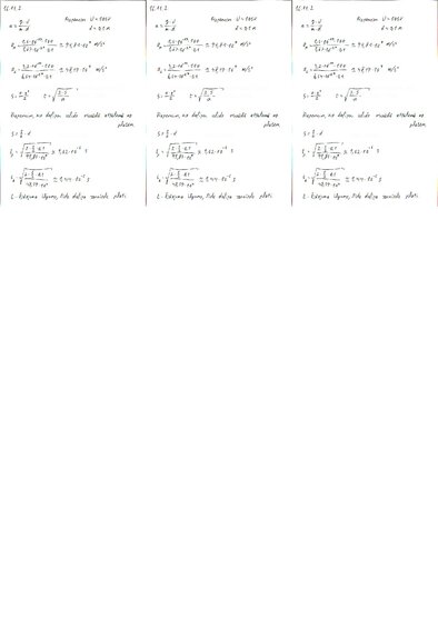 Konspekts 'Fizikas uzdevumu risinājumu apkopojums. Lādētu daļiņu kustība elektrostatiskajā ', 18.
