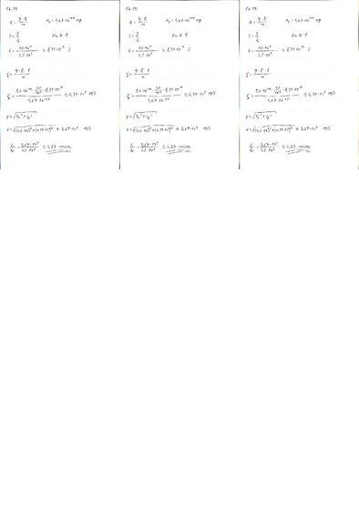 Konspekts 'Fizikas uzdevumu risinājumu apkopojums. Lādētu daļiņu kustība elektrostatiskajā ', 27.