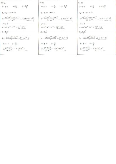 Konspekts 'Fizikas uzdevumu risinājumu apkopojums. Lādētu daļiņu kustība elektrostatiskajā ', 30.