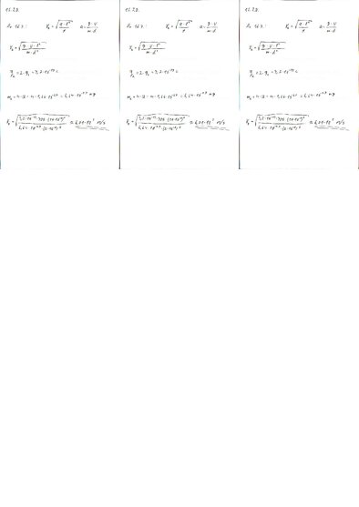 Konspekts 'Fizikas uzdevumu risinājumu apkopojums. Lādētu daļiņu kustība elektrostatiskajā ', 32.