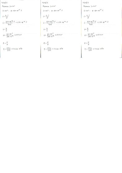 Konspekts 'Fizikas uzdevumu risinājumu apkopojums. Lādētu daļiņu kustība elektrostatiskajā ', 62.