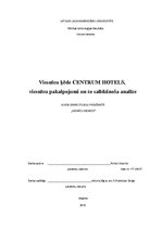 Referāts 'Viesnīcu ķēde "CENTRUM HOTELS", viesnīcu pakalpojumi un to salīdzinošā analīze', 1.