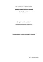 Referāts 'Ražošanas faktoru optimāla organizācija uzņēmumā', 1.